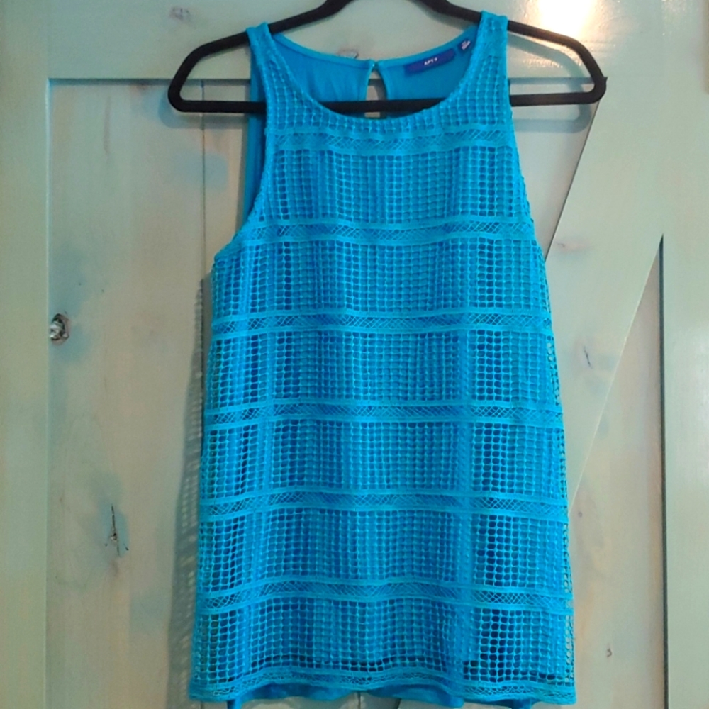 Women's Blue Blouse XS Apt 9